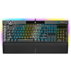 K100 RGB Optical-Mechanical Gaming Keyboard | CORSAIR OPX Switch — Black