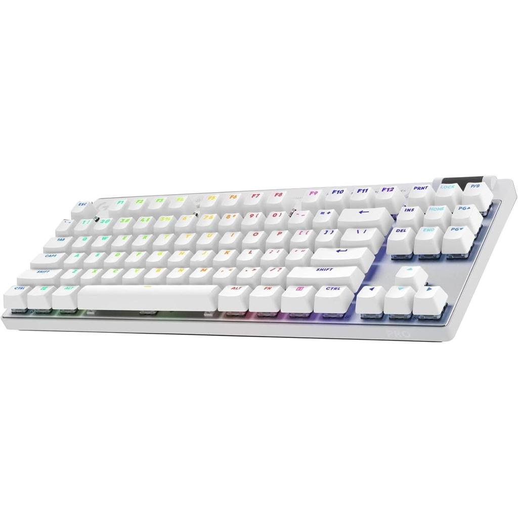 Logitech G Pro X TKL LIGHTSPEED Wireless Mechanical Gaming Keyboard – White (With Dongle)