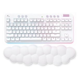 Logitech G715 LIGHTSPEED Wireless Mechanical Gaming Keyboard – White (With Dongle)