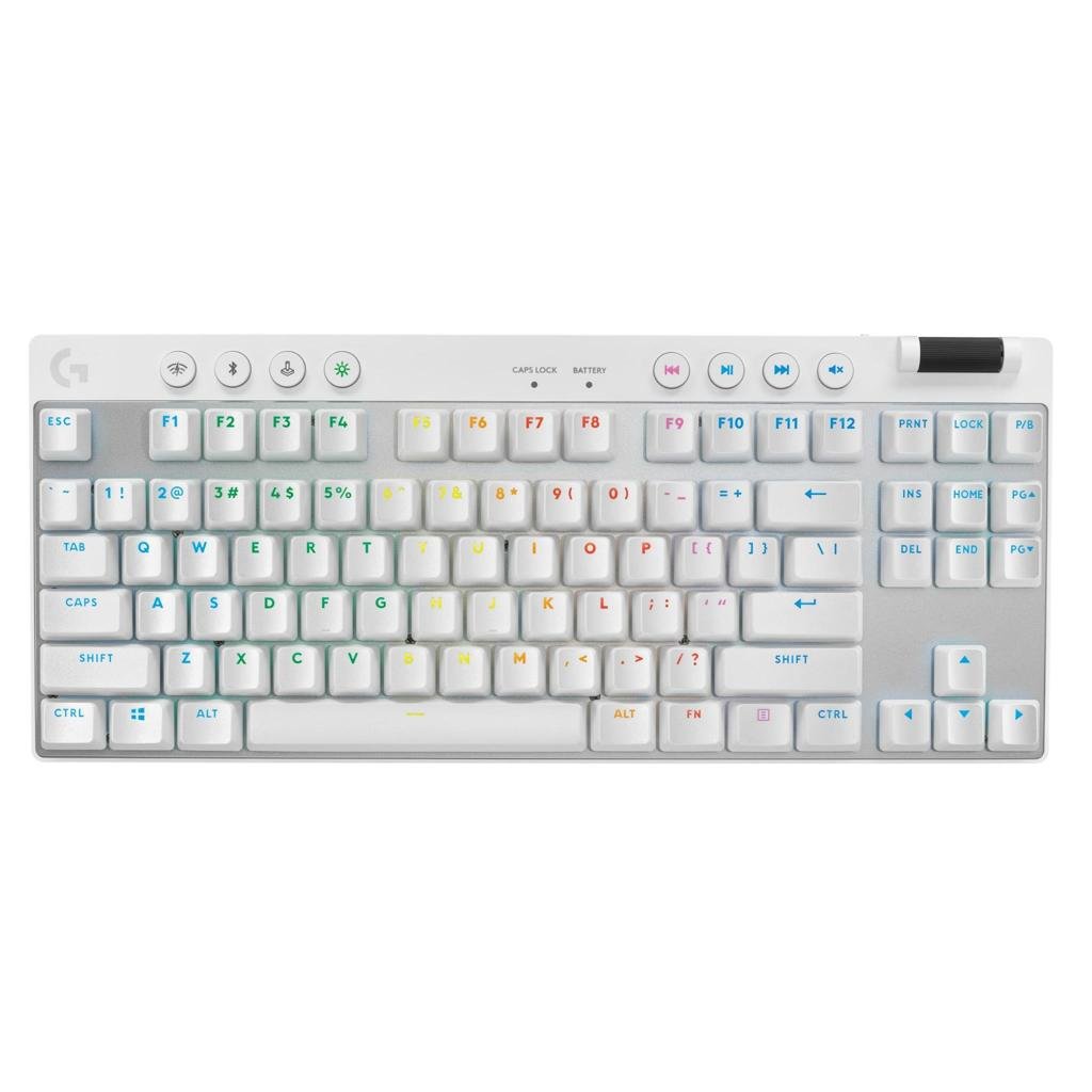 Logitech G Pro X TKL LIGHTSPEED Wireless Mechanical Gaming Keyboard – White (With Dongle) - Image 2