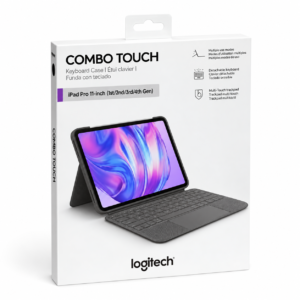 Logitech Combo Touch Keyboard Case for iPad Pro 11-inch 1st/2nd/3rd/4th Gen – Open Box